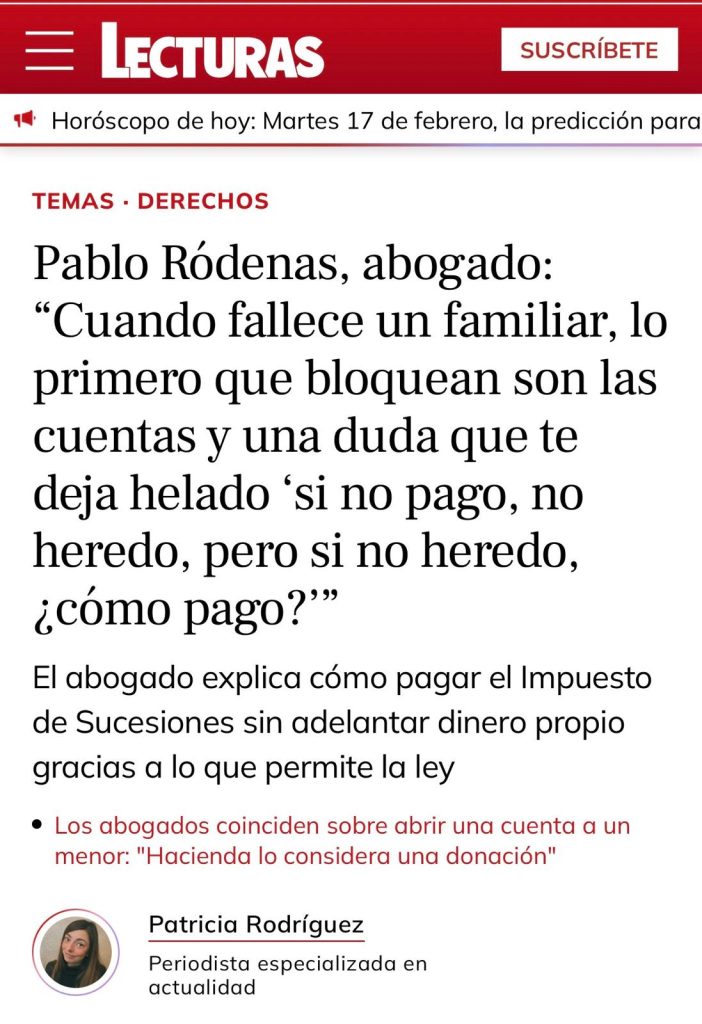 consulta herencia